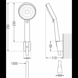 Mexen R-75 785755052-00 sprchový set