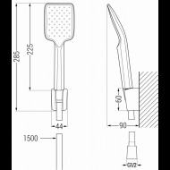 Mexen R-62 785625052-50 sprchový set - cena, srovnání