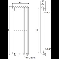 Mexen Atlanta radiátor 1200x405mm - cena, srovnání
