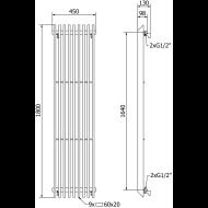 Mexen Aurora radiátor 1800x450mm - cena, srovnání