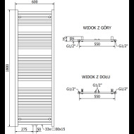 Mexen Hades radiátor 1800x600mm - cena, srovnání