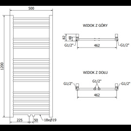 Mexen Yodo radiátor 1200x500mm