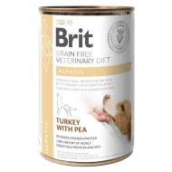 Brit Dog GF Diet Hepatic Turkey&Pea 400g - cena, srovnání