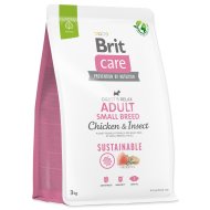 Brit Care Dog Sustainable Adult Small Breed 3kg - cena, srovnání