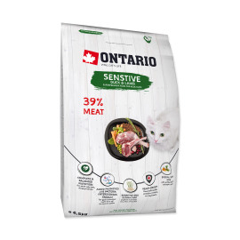 Ontario Cat Sensitive/Derma 6,5kg