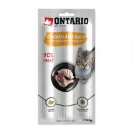 Ontario Stick for cats Chicken & Duck 15g - cena, srovnání