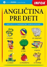 Angličtina pre deti – zošit s farebnými samolepkami