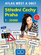 Střední Čechy Praha Atlas měst a obcí - cena, srovnání