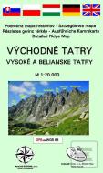 Východné Tatry - Vysoké a Belianske Tatry (mapa) - cena, srovnání