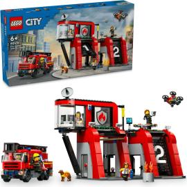 Lego City 60414 Hasičská stanica s hasičským vozidlom
