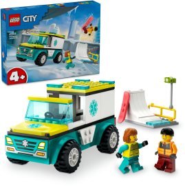 Lego City 60403 Sanitka a snowbordista