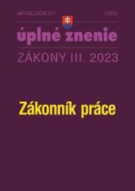 Aktualizácia III/1 2023 - Zákonník práce