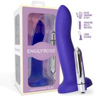 Engily Ross Dildox Vibrating Color Changing Liquid Silicone Dildo S - cena, srovnání