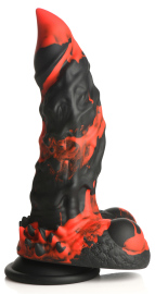 Creature Cocks Fire Demon Monster Silicone Dildo