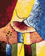 Zuty Baletka s motýľou sukňou, 80x100cm plátno napnuté na rám - cena, srovnání