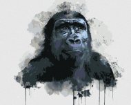 Zuty Čierna gorila, 80x100cm bez rámu a bez napnutia plátna - cena, srovnání
