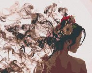 Zuty Dievča s parfumovým dymom, 80x100cm bez rámu a bez napnutia plátna - cena, srovnání