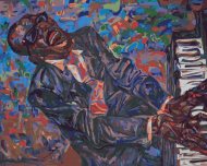 Zuty Jazzman Ray Charles, 80x100cm bez rámu a bez napnutia plátna - cena, srovnání