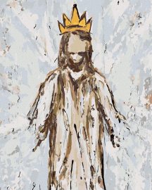 Zuty Ježiš (Haley Bush), 80x100cm vypnuté plátno na rám
