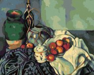 Zuty Maľovanie podľa čísel Zátišie (P. Cézanne), 80x100cm bez rámu a bez napnutia plátna - cena, srovnání