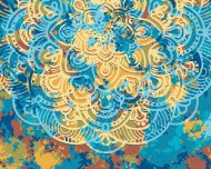 Zuty Mandala plná farieb, 80x100cm plátno napnuté na rám - cena, srovnání