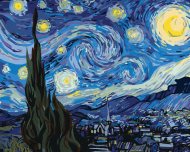 Zuty Mesiac v podaní Van Gogha, 80x100cm plátno napnuté na rám - cena, srovnání