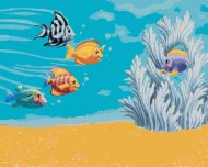 Zuty Rybičky plávajúce za kamarátom (Sue Ellen Brown), 80x100cm plátno napnuté na rám - cena, srovnání