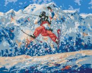 Zuty Freestyle lyžiar, 40x50cm plátno napnuté na rám - cena, srovnání