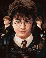 Zuty Harry Potter, Hermiona a Ron, 40x50cm plátno napnuté na rám - cena, srovnání
