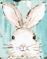 Zuty Hlava králika (Haley Bush), 40x50cm bez rámu a bez napnutia plátna - cena, srovnání