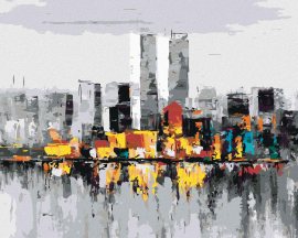 Zuty Mesto New York, 40x50cm napnuté plátno na ráme