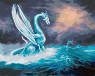 Zuty Mocný drak a Morská panna, 40x50cm plátno napnuté na rám - cena, srovnání