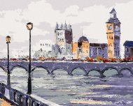 Zuty Pohľad na Londýn, 40x50cm plátno napnuté na rám - cena, srovnání