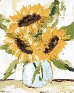 Zuty Slnečnice vo váze 2 (Haley Bush), 40x50cm plátno napnuté na rám - cena, srovnání