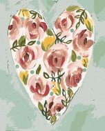 Zuty Valentínske srdce (Haley Bush), 40x50cm bez rámu a bez napnutia plátna - cena, srovnání