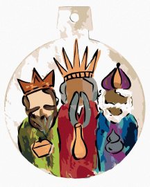 Zuty Traja králi (Haley Bush), 80x100cm plátno napnuté na rám