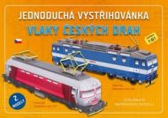 Vlaky českých drah - Jednoduchá vystřihovánka - cena, srovnání