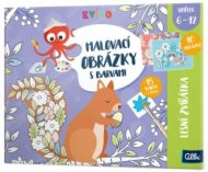 Malovací obrázky s barvami - Lesní zvířátka - Kvído - cena, srovnání