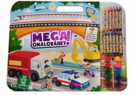 Doprava - Mega omalovánkový set