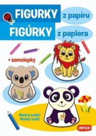 Figurky z papíru - Modrý sešit / Figúrky z papiera - Modrý zošit