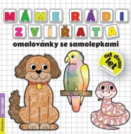 Máme rádi zvířata - omalovánky se samolepkami