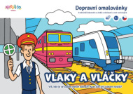 Vlaky a vláčky - Dopravní omalovánky A5 - cena, srovnání