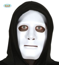 Guirca Biela Maska - Dnb - Halloween - PVC