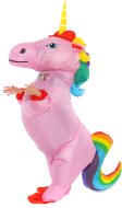 Chiroo Nafukovací kostým pre deti Pink Unicorn with rainbow tail - cena, srovnání
