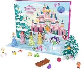 Mattel Princess Adventný kalendár s malými bábikami 2023