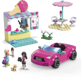 Mattel Mega Barbie Kabriolet a stánok so zmrzlinou