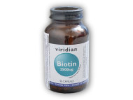 Viridian Biotin 2500ug 90tbl - cena, srovnání