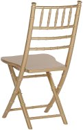 Beliani Súprava 4 drevených stoličiek, zlaté MACHIAS, 250977 - cena, srovnání