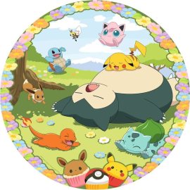 Ravensburger Kruhové puzzle: Roztomilí Pokémoni 500ks