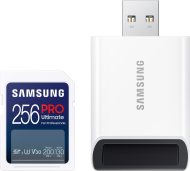 Samsung SDXC PRO Ultimate + USB adaptér 256GB - cena, srovnání